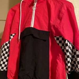 Crop top windbreaker